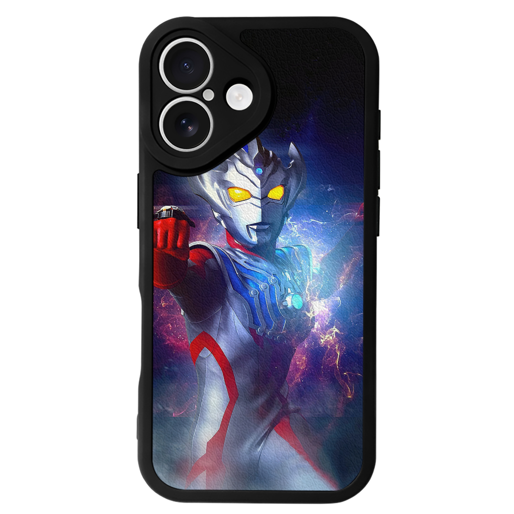 （画像用） ウルトラマン Ultraman 【iPhone 16シリーズ対応】シリコンスマホケース（レザー調） 材質：シリコン